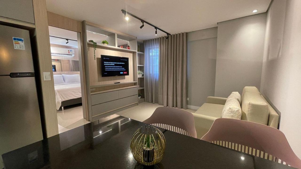 포스두이구아수 Lindo E Moderno Apartamento Studio No Centro 아파트 외부 사진