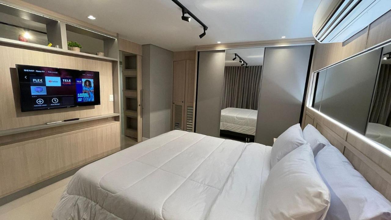 포스두이구아수 Lindo E Moderno Apartamento Studio No Centro 아파트 외부 사진