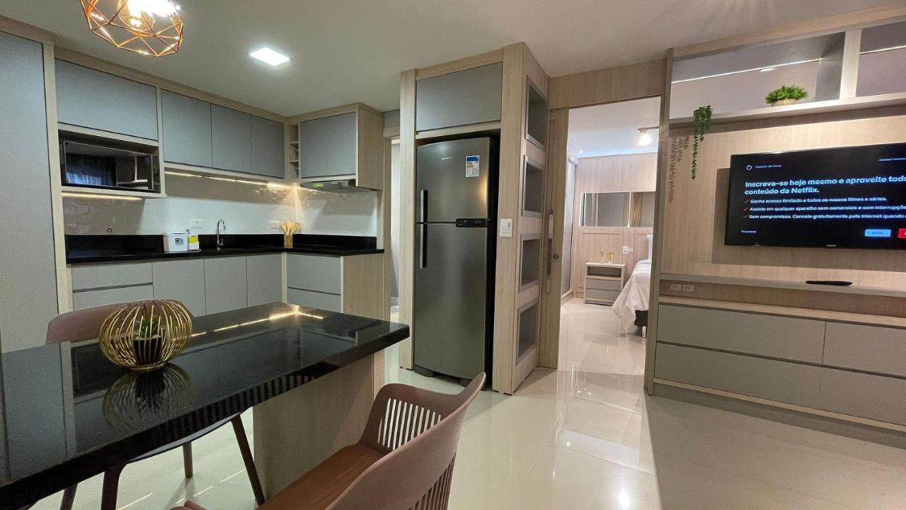포스두이구아수 Lindo E Moderno Apartamento Studio No Centro 아파트 외부 사진