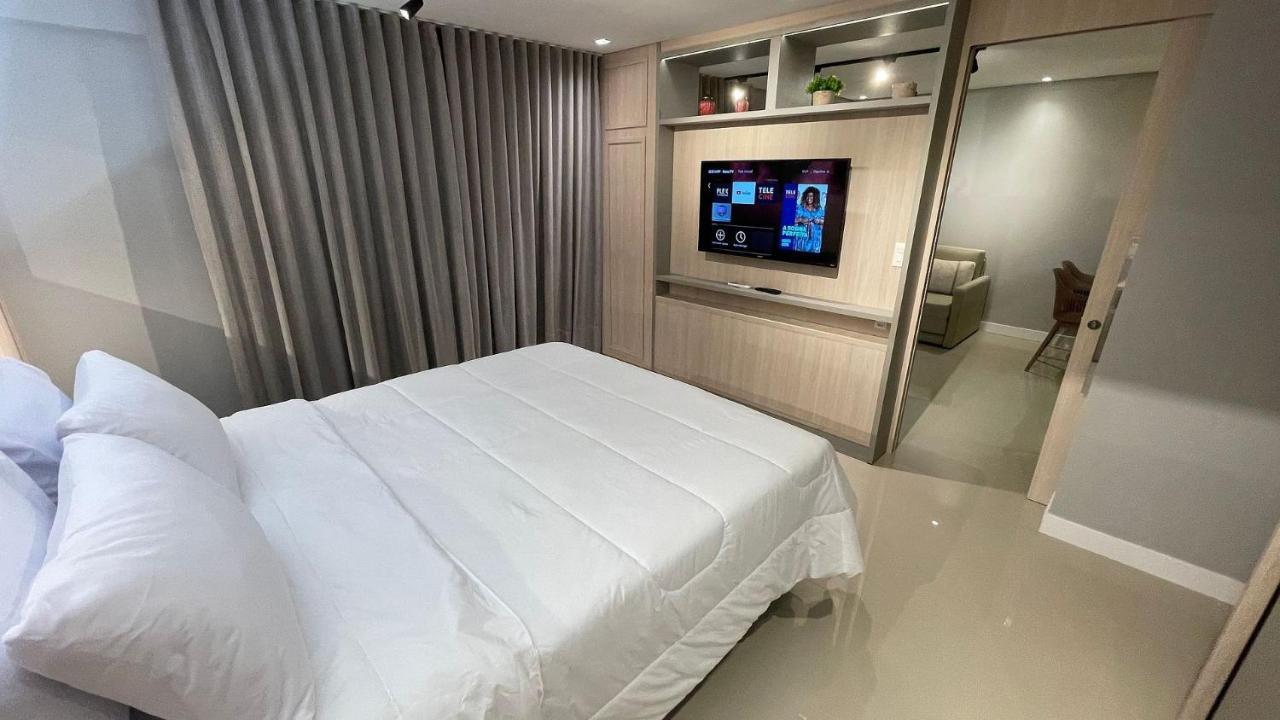 포스두이구아수 Lindo E Moderno Apartamento Studio No Centro 아파트 외부 사진