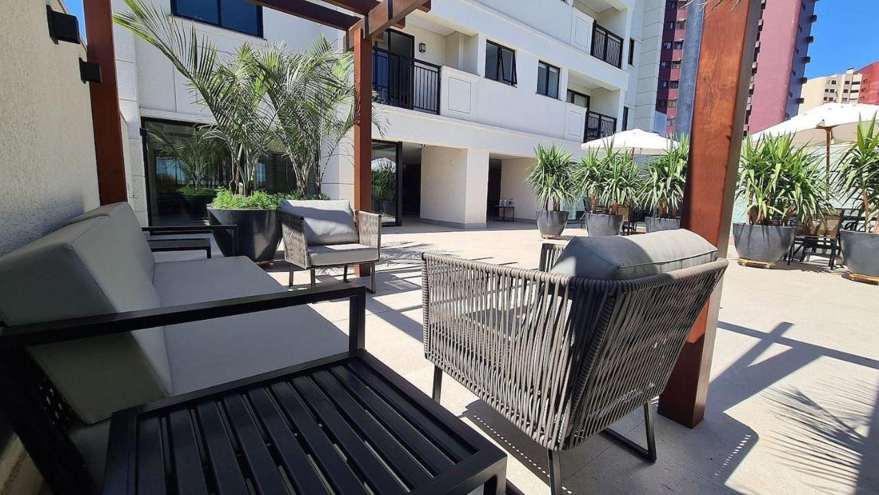 포스두이구아수 Lindo E Moderno Apartamento Studio No Centro 아파트 외부 사진