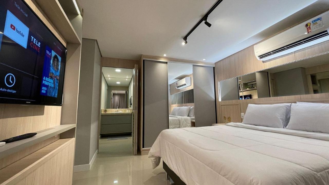포스두이구아수 Lindo E Moderno Apartamento Studio No Centro 아파트 외부 사진